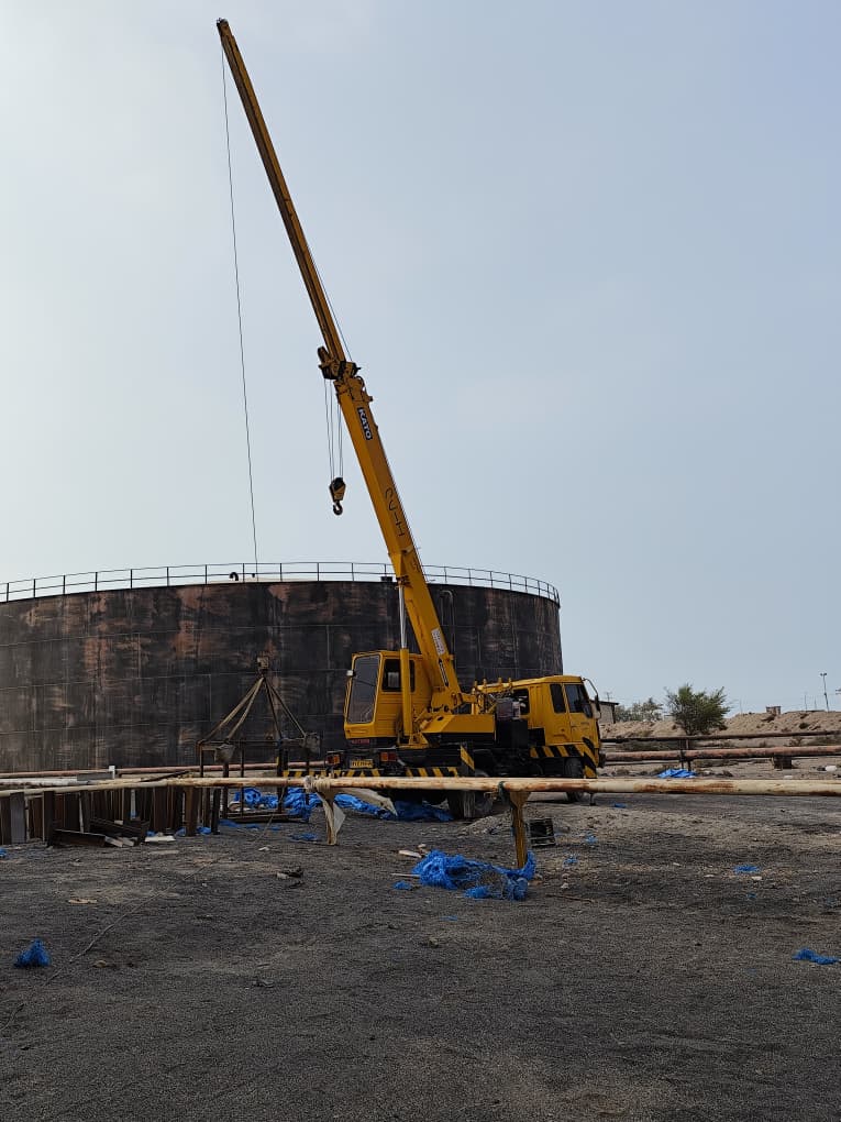 خدمات جرثقیل ۷ تن کابین دار تا ۳۰ تن